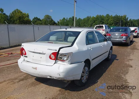 2004 Toyota Corolla Ce из США, поврежденный, VIN JTDBR32E842044119